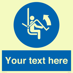 Custom Mandatory: Open safety bar of chairlift